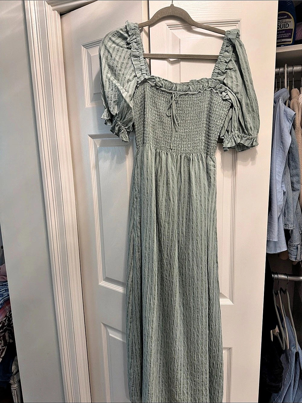 Hill House Home The Ellie Nap Dress Maxi Dress in Green, Medium